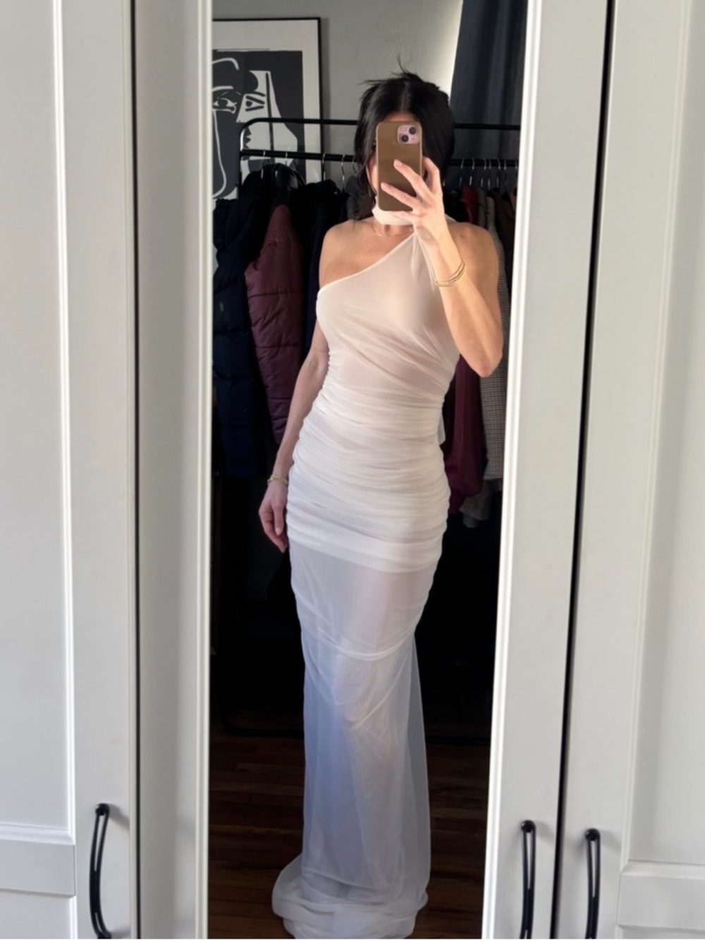 Ludovic de Saint Sernin White Halter Dress Sz Small - New with tags